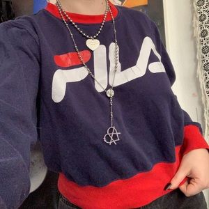 Red White & Blue Fila Sweatshirt
